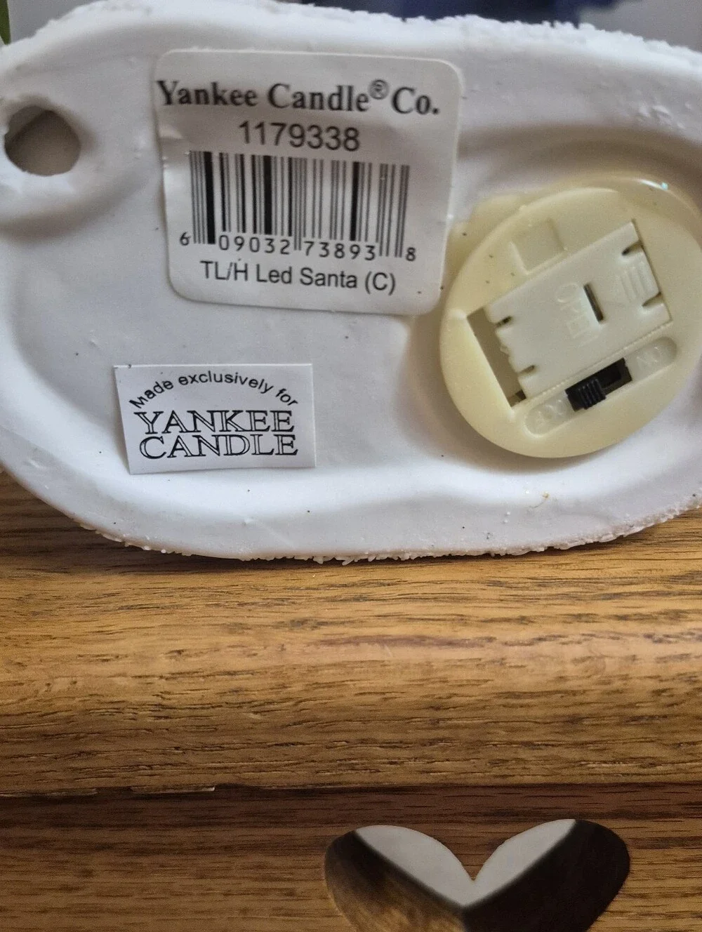 Yankee Candle White LED Santa Tealight